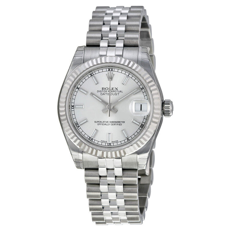 Rolex Datejust Lady 31 Silver Dial Stainless Steel Jubilee Bracelet Automatic Watch #178274SSJ - Watches of America