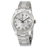 Rolex Datejust Lady 31 Silver Dial Stainless Steel Oyster Bracelet Automatic Watch #178274SJDO - Watches of America