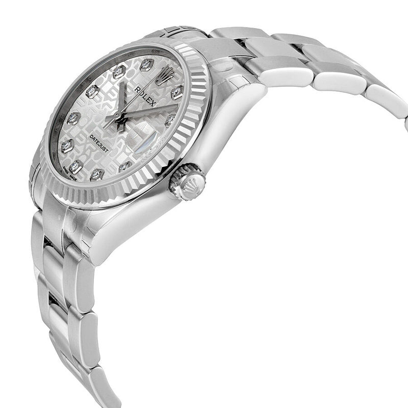 Rolex Datejust Lady 31 Silver Dial Stainless Steel Oyster Bracelet Automatic Watch #178274SJDO - Watches of America #2