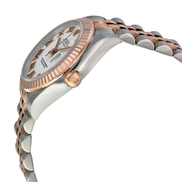 Rolex Datejust Lady 31 White Dial Stainless Steel and 18K Everose Gold Jubilee Bracelet Automatic Watch #178271WRJ - Watches of America #2