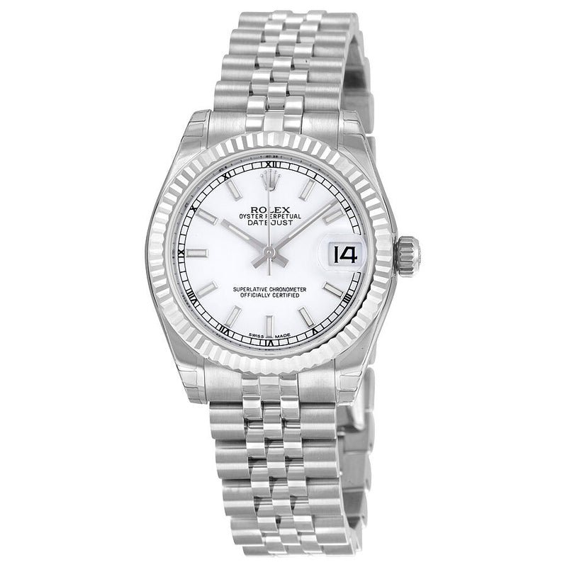 Rolex Datejust Lady 31 White Dial Stainless Steel Jubilee Bracelet Automatic Watch #178274WSJ - Watches of America