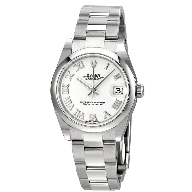 Rolex Datejust Lady 31 White Dial Stainless Steel Oyster Bracelet Automatic Watch #178240WRO - Watches of America