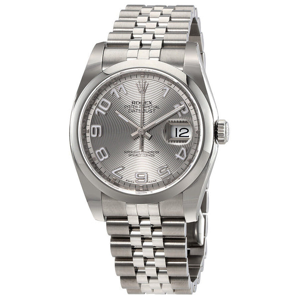 Rolex Datejust Rhodium Concentric Dial Men's Watch #116200RCAJ - Watches of America