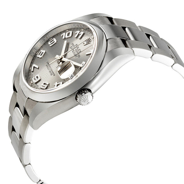 Rolex Datejust Rhodium Concentric Dial Stainless Steel Men's Watch #116200RCAO - Watches of America #2