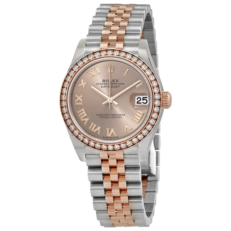 Rolex Datejust Rose Dial Automatic Ladies Steel and Everose Gold Jubilee Watch #278381PRJ - Watches of America