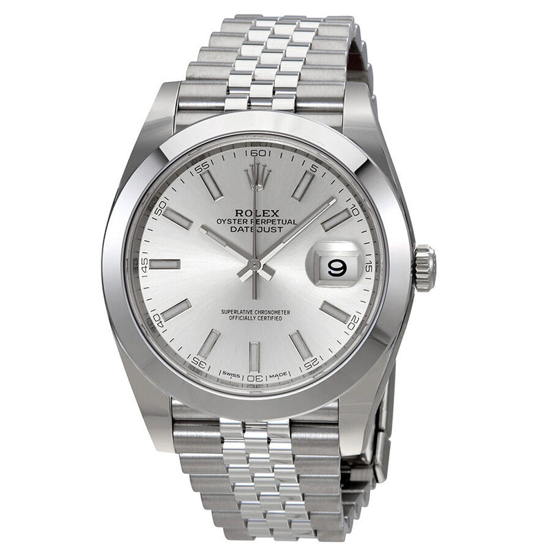 Rolex Datejust Silver Dial Automatic Men's Jubilee Watch #126300SSJ - Watches of America