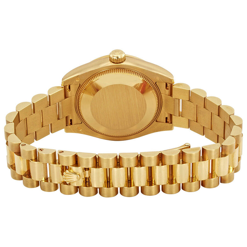 Rolex Datejust Silver Diamond Dial Automatic Ladies 18kt Yellow Gold President Watch #178278SRDP - Watches of America #3