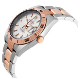 Rolex Datejust Silver Index Dial 18k Rose Gold Turn-o-Graph Bezel Oyster Bracelet Men's Watch 116261SSO #116261-SSO - Watches of America #2