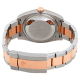 Rolex Datejust Silver Index Dial 18k Rose Gold Turn-o-Graph Bezel Oyster Bracelet Men's Watch 116261SSO #116261-SSO - Watches of America #3