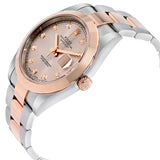Rolex Datejust Sundust Diamond Dial Steel and 18K Everose Gold Men's Watch #126301SNDO - Watches of America #2