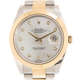 Rolex DATEJUST White Dial Unisex Watch #126303MOPDO - Watches of America #2