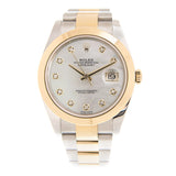 Rolex DATEJUST White Dial Unisex Watch #126303MOPDO - Watches of America #3