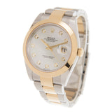 Rolex DATEJUST White Dial Unisex Watch #126303MOPDO - Watches of America #4