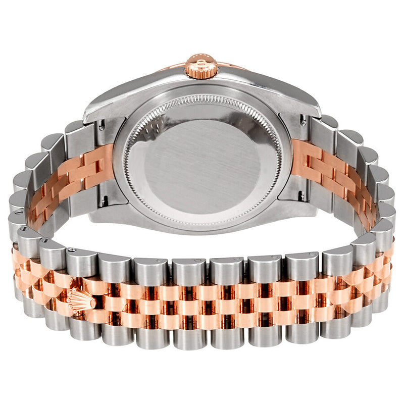 Rolex Datejust White Index Dial 18k Rose Gold Turn-o-Graph Bezel Jubilee Bracelet Men's Watch #116261WSJ - Watches of America #3