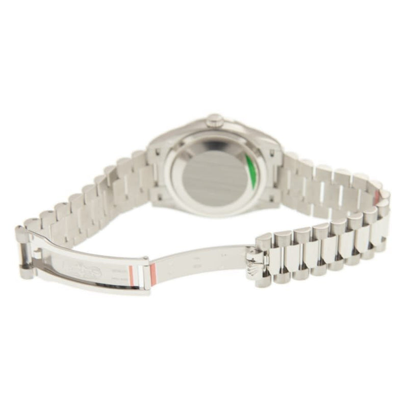 Rolex Day-Date 36 Silver Dial 18kt White Gold President Watch #128349SSP - Watches of America #6