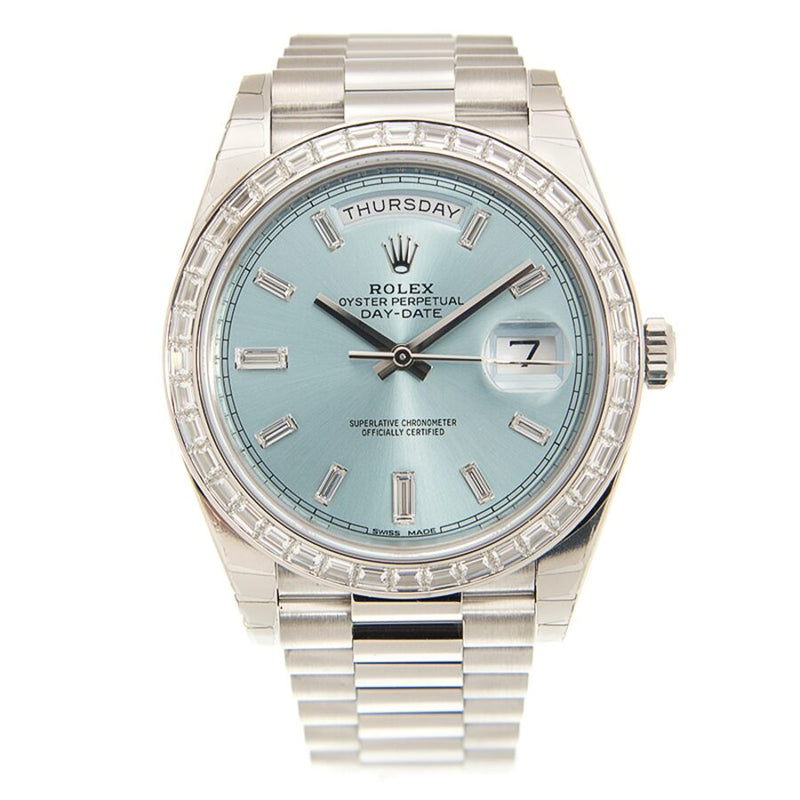 Rolex Day-Date 40 Automatic Chronometer Diamond Men's Watch #228396IBLDP - Watches of America #3