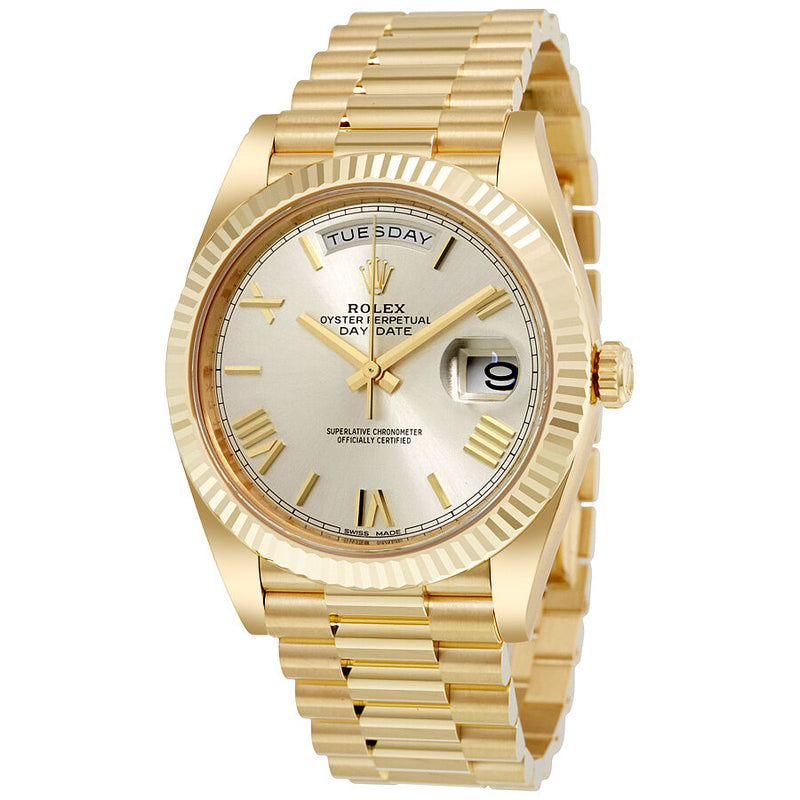 Reloj rolex dorado online hombre