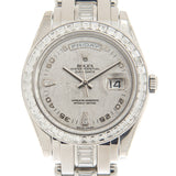 Rolex Day Date Special Edition Diamond Meteorite Dial Automatic 71 Baguette Diamond set Bracelet Men's Watch #18956 - Watches of America #2