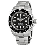 Rolex Deepsea Black Dial Automatic Men's Stainless Steel Oyster Watch 126660BKSO#126660-0001 - Watches of America
