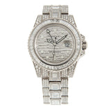 Rolex GMT Master II Diamond Automatic 18kt White Gold Set With Diamonds Men's Watch #116769TBR - Watches of America #2