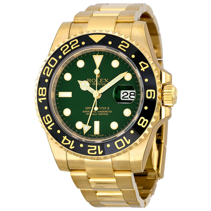 Rolex gmt sale oro verde