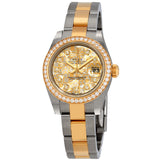 Rolex Lady-Datejust 26 Automatic Diamond Stainless Steel with 18k Yellow Gold Oyster Oyster Men's Watch #179383SCDO - Watches of America