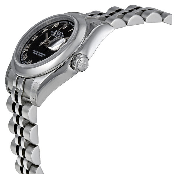 Rolex Lady Datejust 26 Black Dial Stainless Steel Jubilee Bracelet Automatic Watch 179160BKRJ#179160BKRK - Watches of America #2