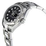 Rolex Lady Datejust 26 Black Dial Stainless Steel Oyster Bracelet Automatic Watch #179174BKDO - Watches of America #2