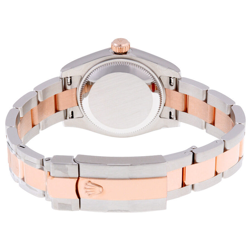 Rolex Lady Datejust 26 Black Mother of Pearl Dial Stainless Steel and 18K Everose Gold Oyster Bracelet Automatic Watch #179171BMRO - Watches of America #3