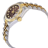 Rolex Lady Datejust 26 Black Mother of Pearl Dial Stainless Steel and 18K Yellow Gold Jubilee Bracelet Automatic Watch #179173BMJDJ - Watches of America #2