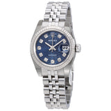 Rolex Lady Datejust 26 Blue Dial Stainless Steel Jubilee Bracelet Automatic Watch #179174BLJDJ - Watches of America