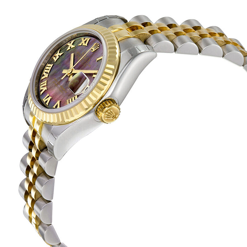 Rolex Lady Datejust 26 Dark Mother of Pearl Dial Stainless Steel and 18K Yellow Gold Jubilee Bracelet Automatic Watch #179173BKMRJ - Watches of America #2