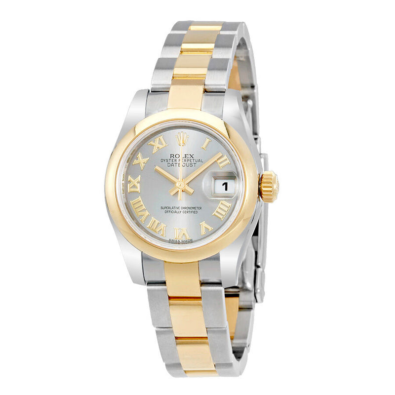 Rolex Lady Datejust 26 Grey Dial Stainless Steel and 18K Yellow Gold Oyster Bracelet Automatic Watch #179163RRO - Watches of America