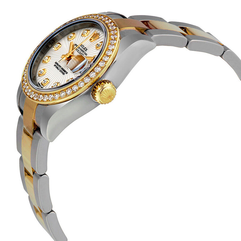 Rolex Lady Datejust 26 Ivory Sunburst Dial Stainless Steel and 18K Yellow Gold Oyster Bracelet Automatic Watch #179383ISBDO - Watches of America #2