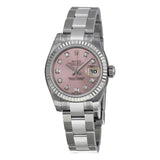 Rolex Lady Datejust 26 Pink Dial Stainless Steel Oyster Bracelet Automatic Watch #179174PDO - Watches of America