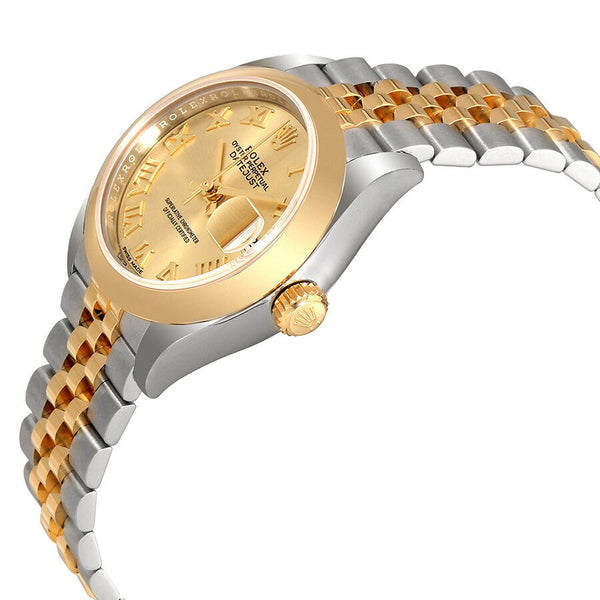 Rolex Lady Datejust 28 Champagne Dial Automatic Two Tone Jubilee Watch #279163CRJ - Watches of America #2