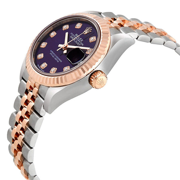 Rolex Lady-Datejust Aubergine Diamond Dial Automatic Ladies Watch #279171OBDJ - Watches of America #2