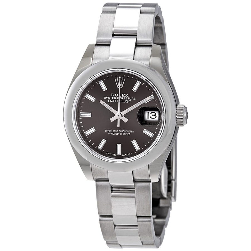 Rolex Lady Datejust Automatic Grey Dial Ladies Oyster Watch #279160GYSO - Watches of America