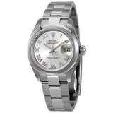 Rolex Lady Datejust Automatic Silver Dial Ladies Oyster Watch #279160SRO - Watches of America