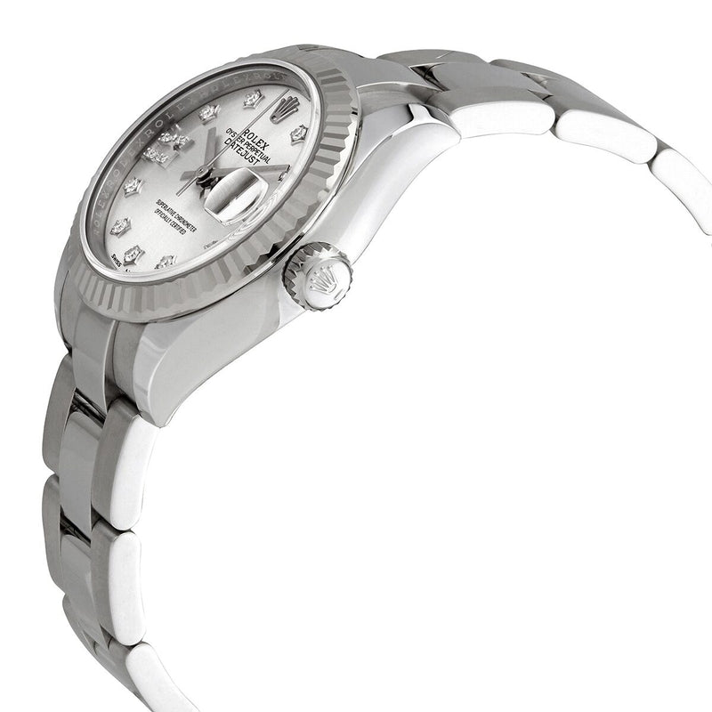 Rolex Lady Datejust Automatic Silver Roman Diamond Dial Ladies Oyster Watch #279174SRDO - Watches of America #2