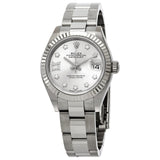 Rolex Lady Datejust Automatic Silver Roman Diamond Dial Ladies Oyster Watch #279174SRDO - Watches of America