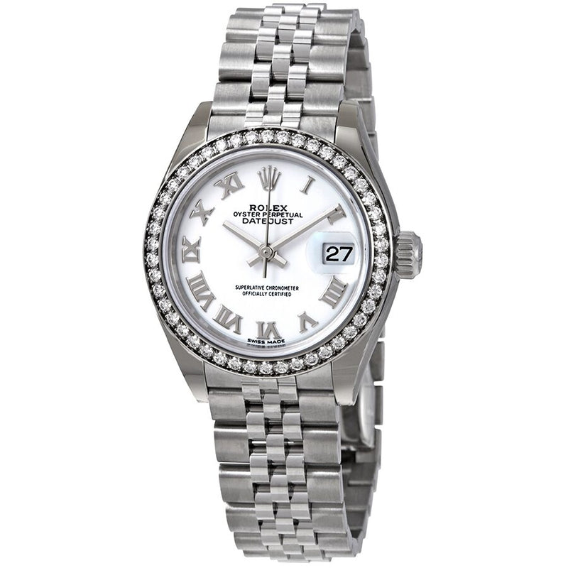 Rolex Lady Datejust Automatic White Dial Ladies Jubilee Watch #279384WRJ - Watches of America