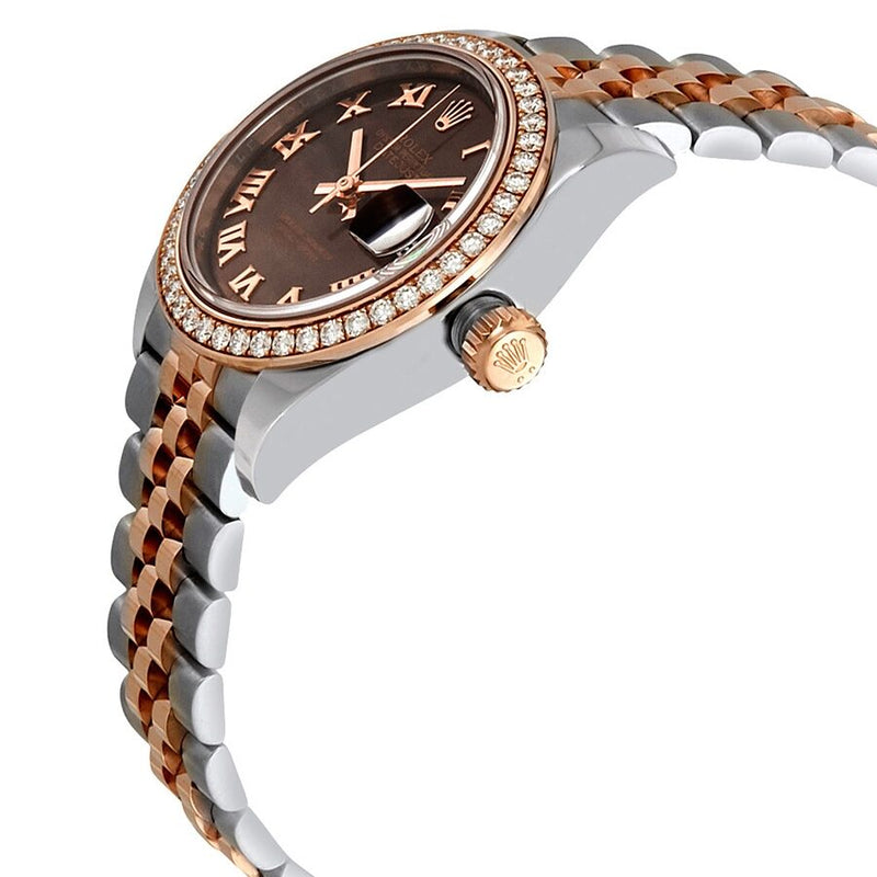 Rolex Lady Datejust Chocolate Dial Automatic Ladies Steel and 18K Jubilee Watch #279381CHRJ - Watches of America #2