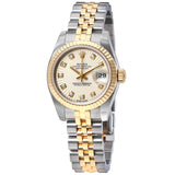 Rolex Lady Datejust Ivory Sunbeam Diamond Dial Automatic Watch #179173IVDJ - Watches of America
