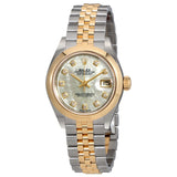 Rolex Lady Datejust Mother of Pearl Diamond Steel and 18K Yellow Gold Jubilee Watch #279163MDJ - Watches of America