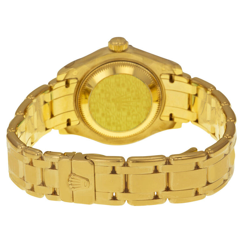Rolex Lady-Datejust Pearlmaster Champagne Dial 18K Yellow Gold Automatic Ladies Watch #80318CRPM - Watches of America #3