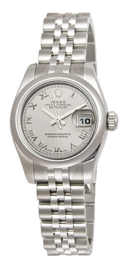 Rolex Lady Datejust 26 Rhoduim Dial Stainless Steel Jubilee Bracelet Automatic Watch #179160RHRJ - Watches of America