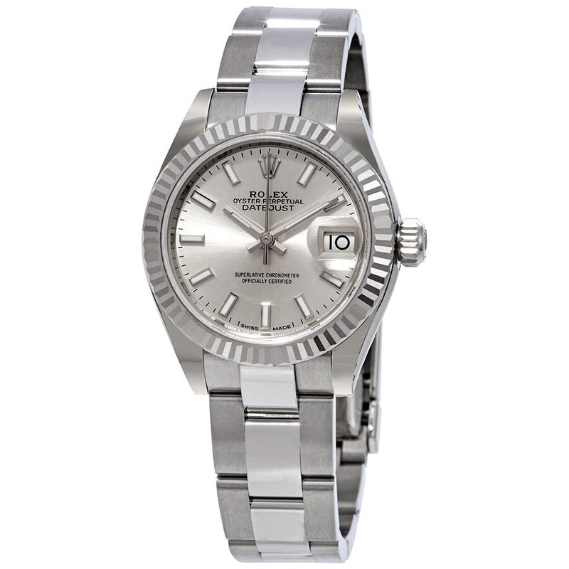 Rolex Lady-Datejust Silver Dial Automatic Ladies Oyster Watch #279174SSO - Watches of America