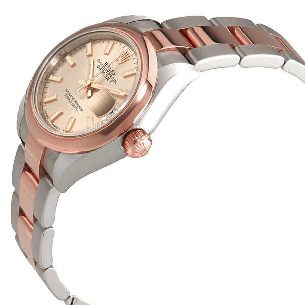 Rolex Lady Datejust Sundust Dial Steel and 18K Everose Gold Ladies Watch #279161SNSO - Watches of America #2