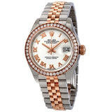 Rolex Lady Datejust White Dial Automatic Ladies Steel and 18K Everose Gold Jubilee Watch #279381WRJ - Watches of America